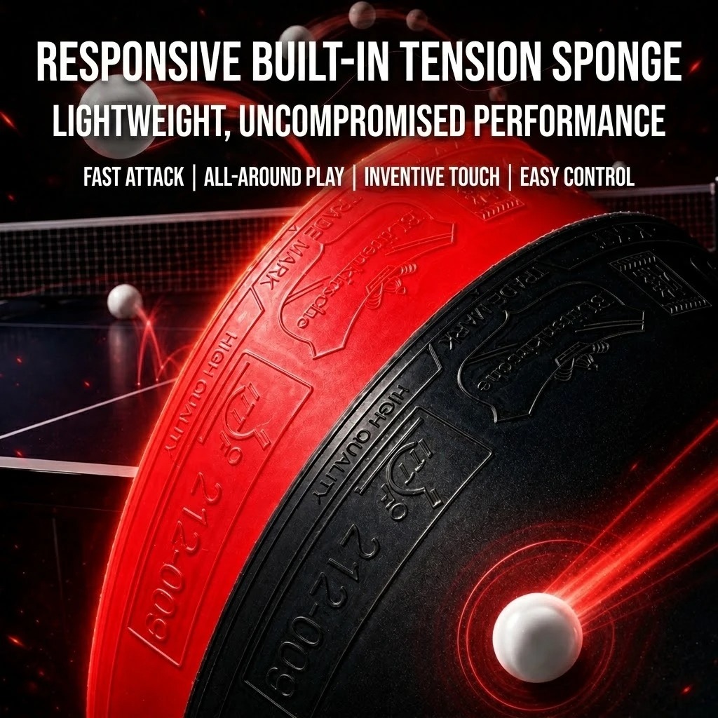 Goma para Raqueta de Tenis de  - Table Tennis Racket reseña y precio